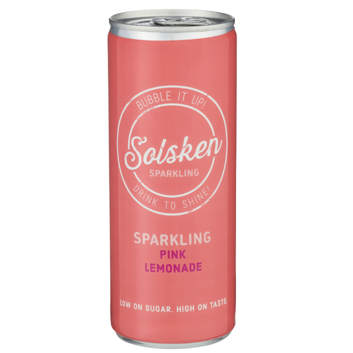 Pink sparkling grape lemonade 25cl x 24st