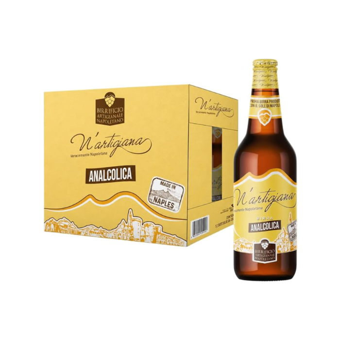 N´Artigiana - Alkoholfritt lager 33 CL 0.5%