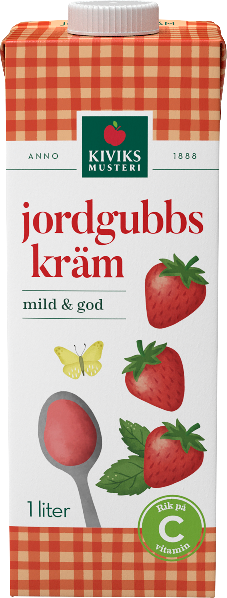 Jordgubbskräm 1L 10st