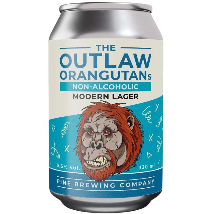 The Outlaw Orangutang´s Non Alcoholic Modern Lager