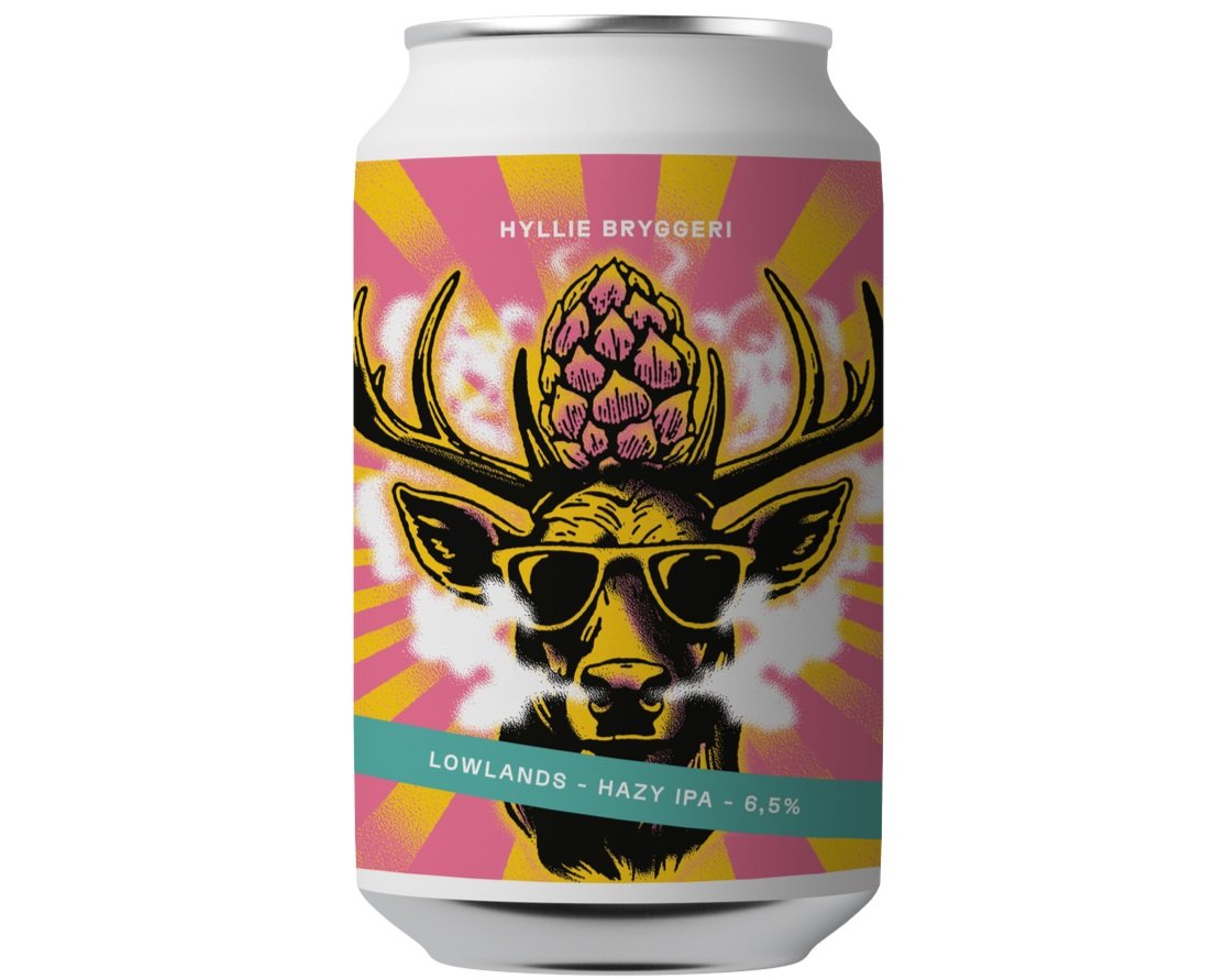 Hyllie Bryggeri Lowlands Hazy IPA 6,5% 33cl 24 Burk
