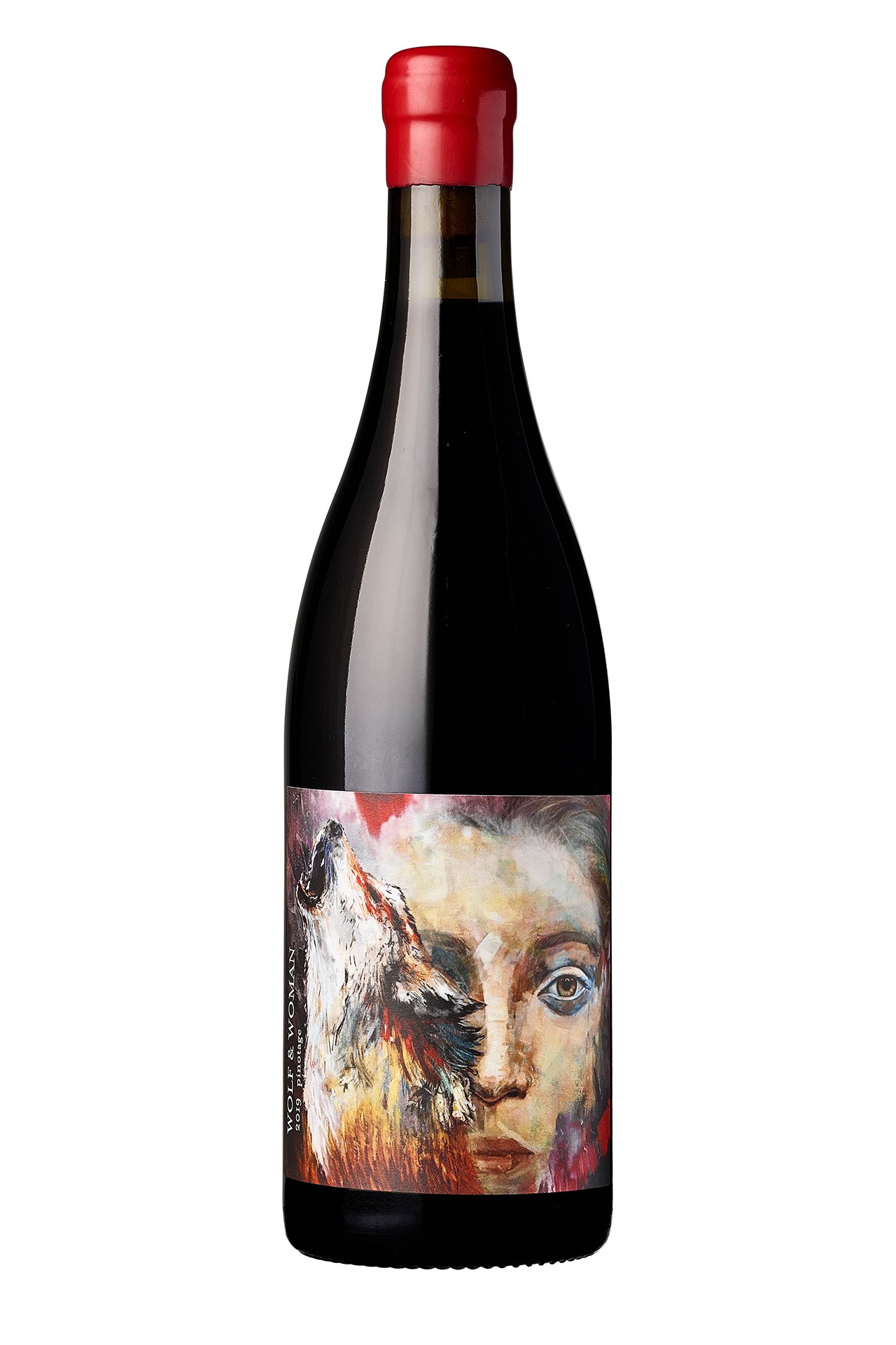 Pinotage Wolf and Woman