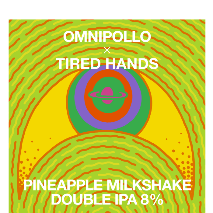 Omnipollo x Tired Hands, Pineapple Milkshake® DIPA 8.0% (Fat 20L)