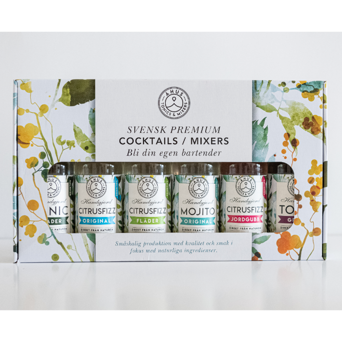 Åhus Tonic Presentbox Cocktails/Mixers 6 flaskor