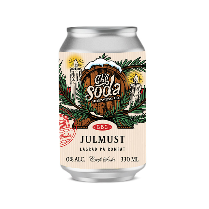 GBG Soda - Lagrad Julmust 33 cl