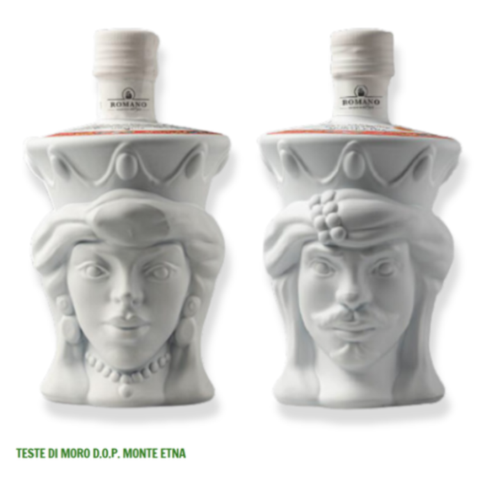 Extra Jungfru Olivolja Testa di Moro Etna, vit fl (Romano 500ml)