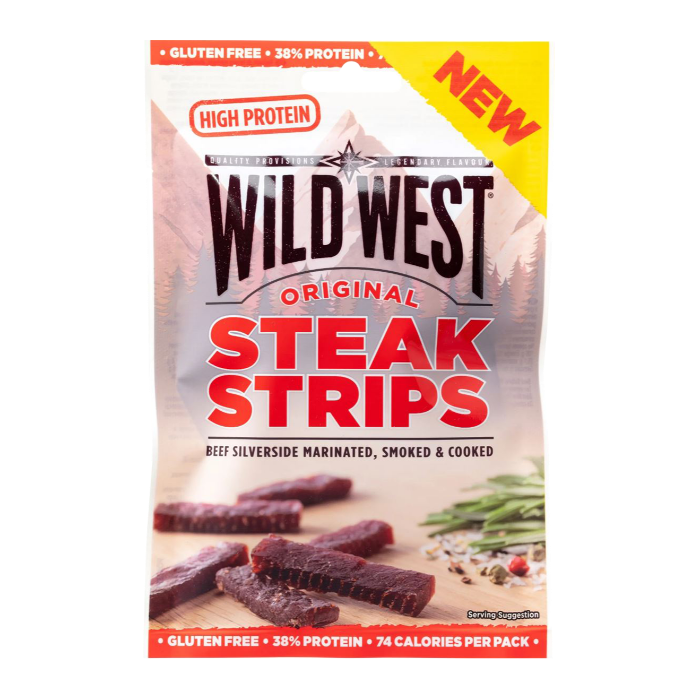Wild West Beef Jerky Steak Strips 25 g