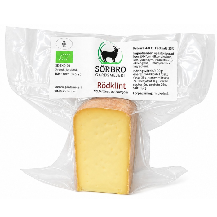 Rödklint, rödkittost ko konsumentförp. Sörbro