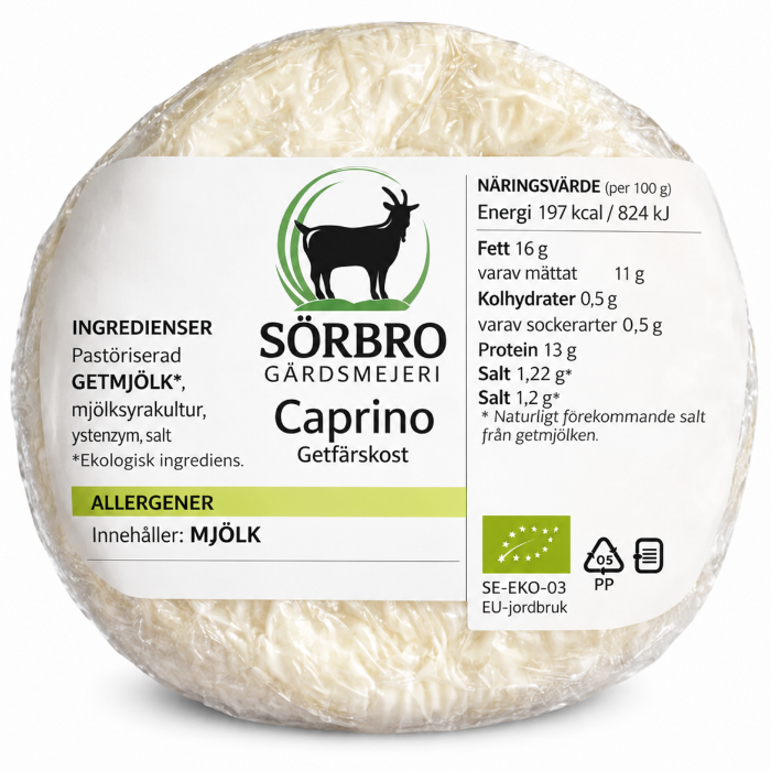Caprino, get ca 200g Sörbro