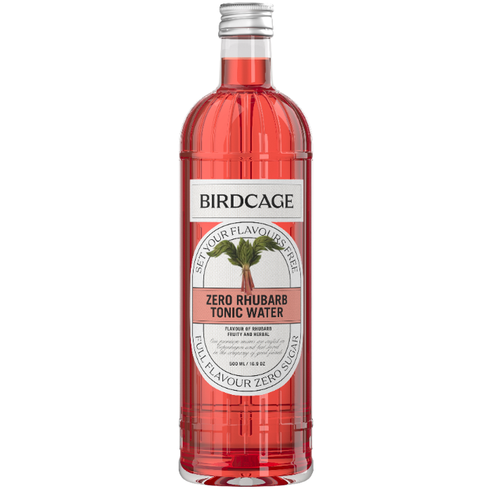 BIRDCAGE Rhubarb Tonic Zero sugar 50 cl