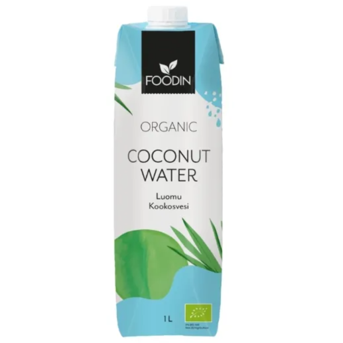 Kokosvatten 1 liter, ekologiskt Foodin.