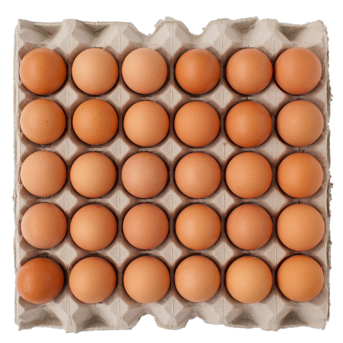 Ägg frigående bruna 10st flak (ca 19kg)