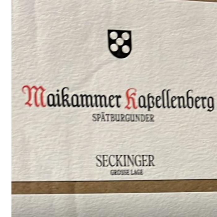 SECKINGER - Maikammer Spätburgunder 2024 (Flaska 750 ml)