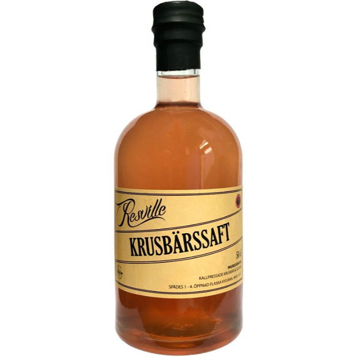 Kallpressad Krusbärssaft