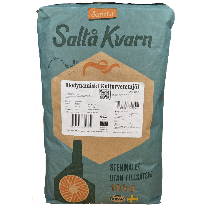 Kulturvetemjöl sikat (Saltå Kvarn - 10 kg)