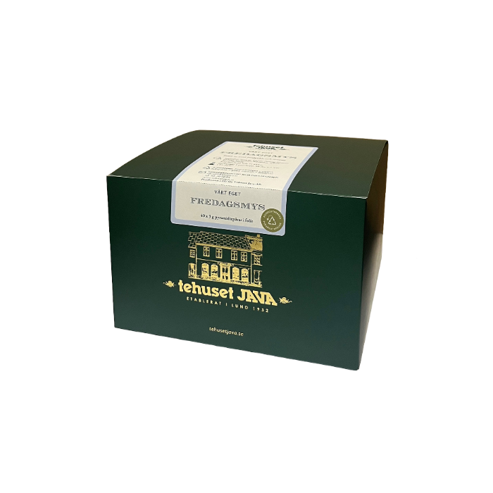 Fredagsmys Svart te 40-pack tepåsar i folie