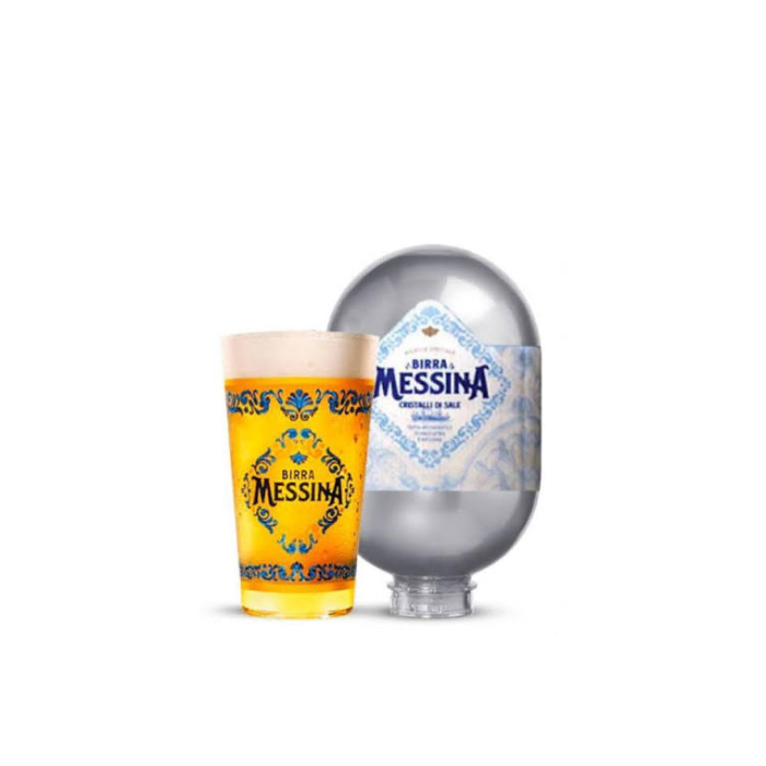 Birra Messina - Lager ´´Cristalli di Sali´´ 8 L 5%