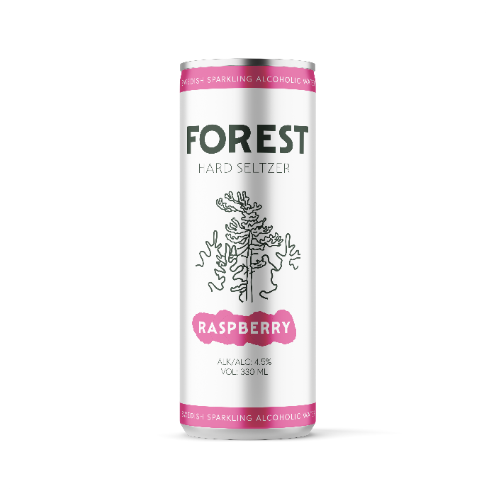 Forest Hard Seltzer Raspberry (Burk 330 ml)