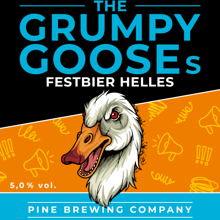 The Grumpy Goose's Fest bier Helles ( keg 20L)