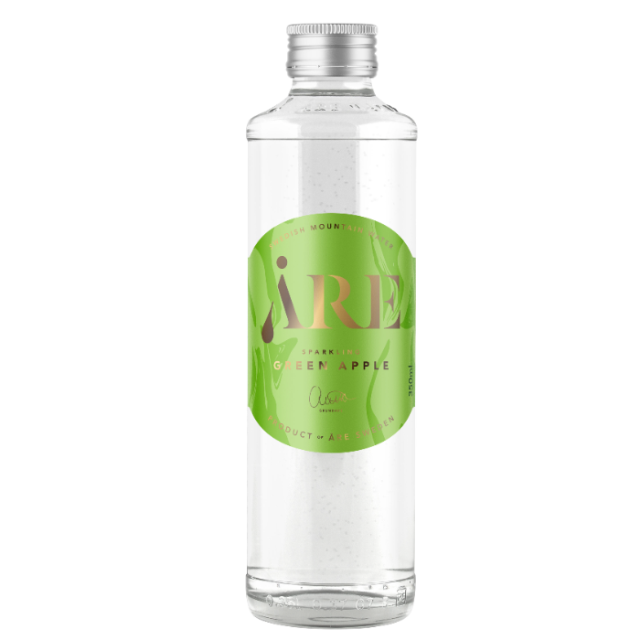 Åre Water - Kolsyrat Green Apple 350ml Glasflaska