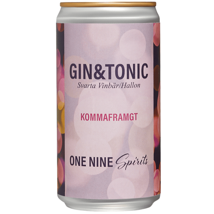 Gin & Tonic Svartvinbär/hallon