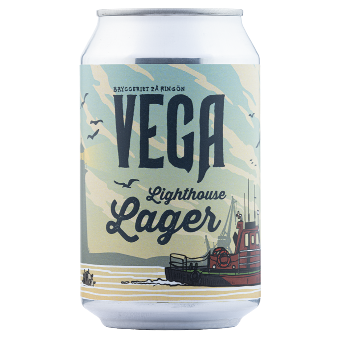 Vega Bryggeri Lighthouse Lager 3,5% 33 cl burk