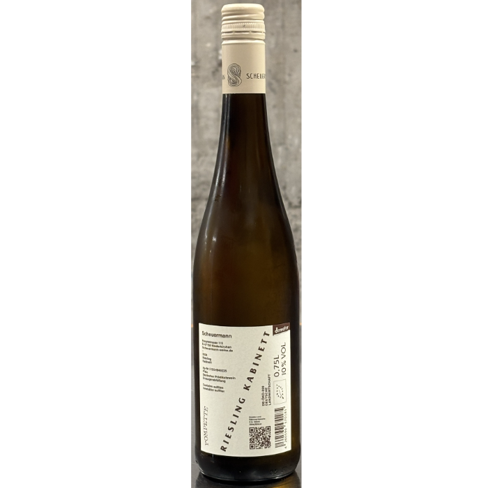 Scheuermann, Riesling Kabinett 2024 EKO (Flaska 750 ml)