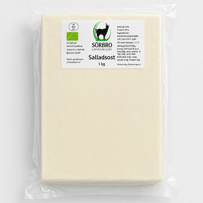 Sörbro Salladsost get, Storpack, Eko ( 1 kg)
