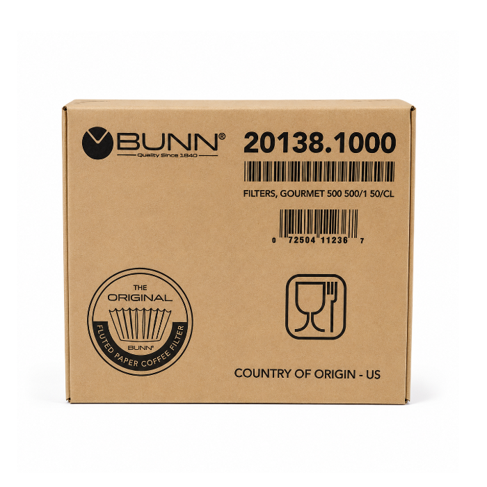 Kaffefilter Bunn ICB BOX FILTER PAPERS