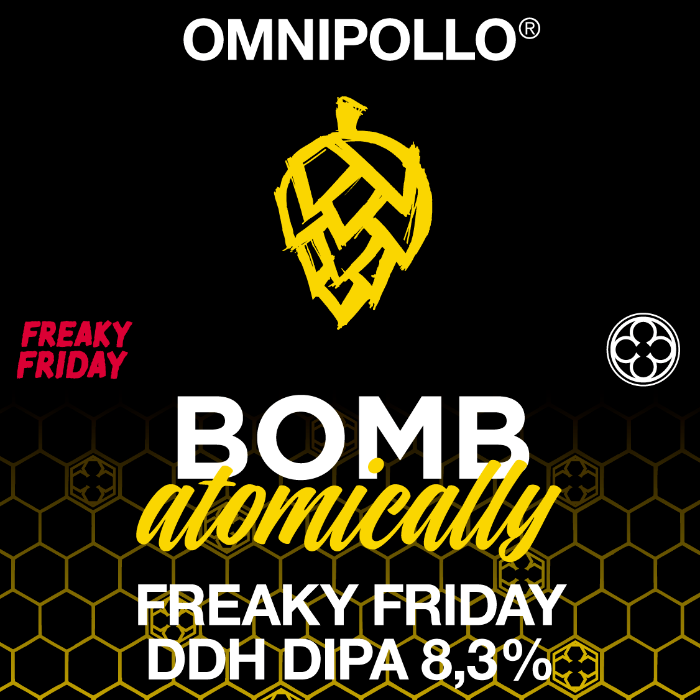Omnipollo x Monkish, Bomb Atomically DIPA 8,3% (Fat 20L)