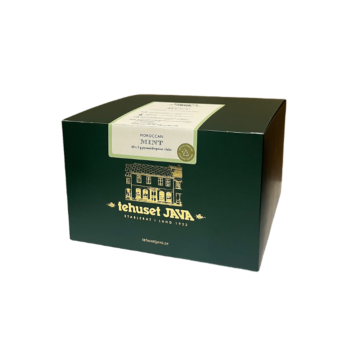 Moroccon Mint 40-pack tepåsar i folie
