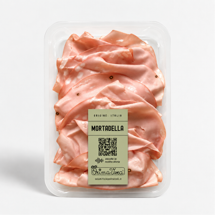 Mortadella Eko skivad (Pedrazzoli - 100g)