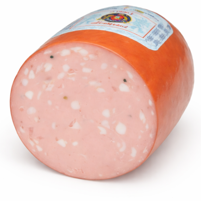 Mortadella 2001 Bologna I.G.P. utan pistage. ca 7 kg