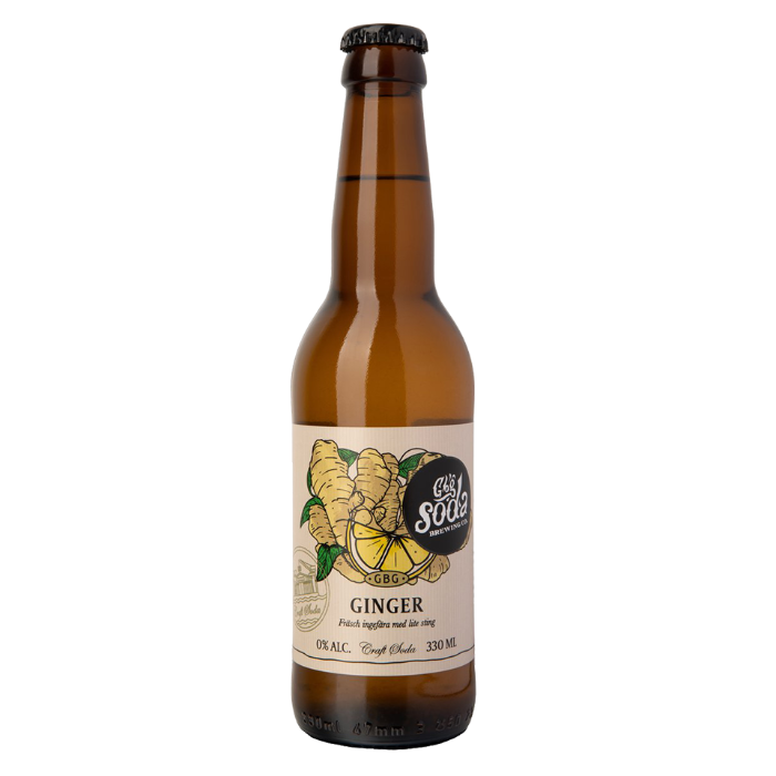 GBG Soda Ginger 33 cl flaska