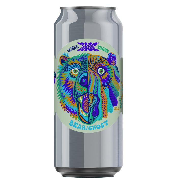 Bear/Ghost Blåbär & Timjan Soda 33 cl slimburk