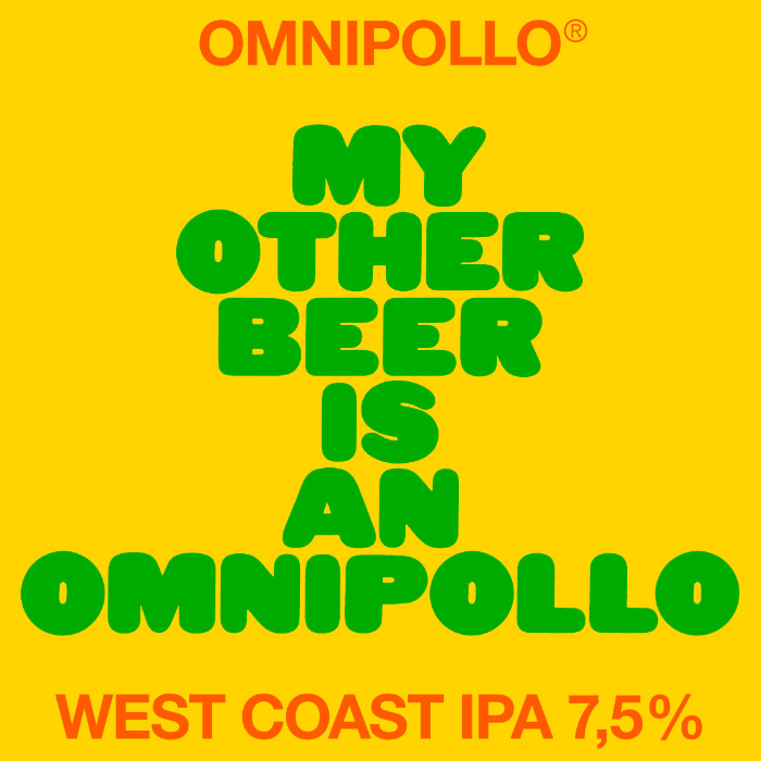 My Other Beer Is An Omnipollo, West Coast IPA 7,5% (Fat 20L)