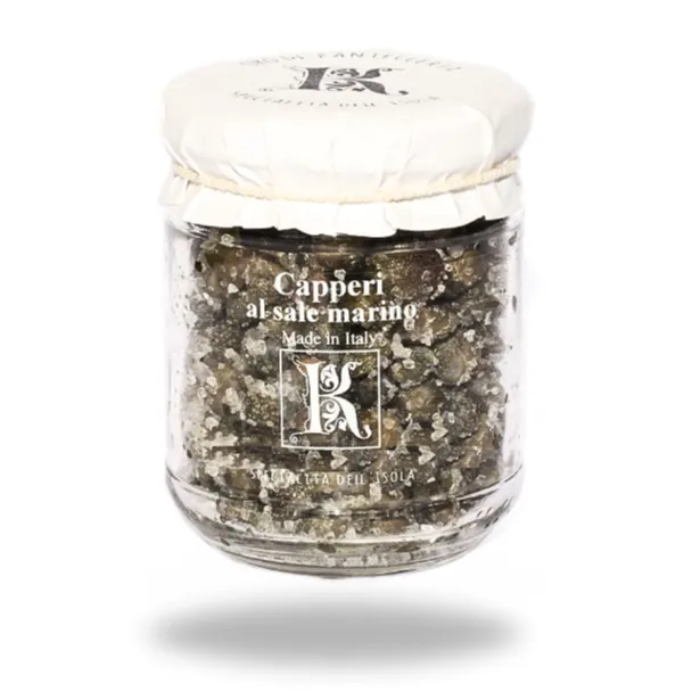 Kapris i salt från Pantelleria, 150g/burk, Kazzen