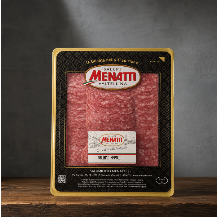 Salami Napoli 120g Menatti skivad