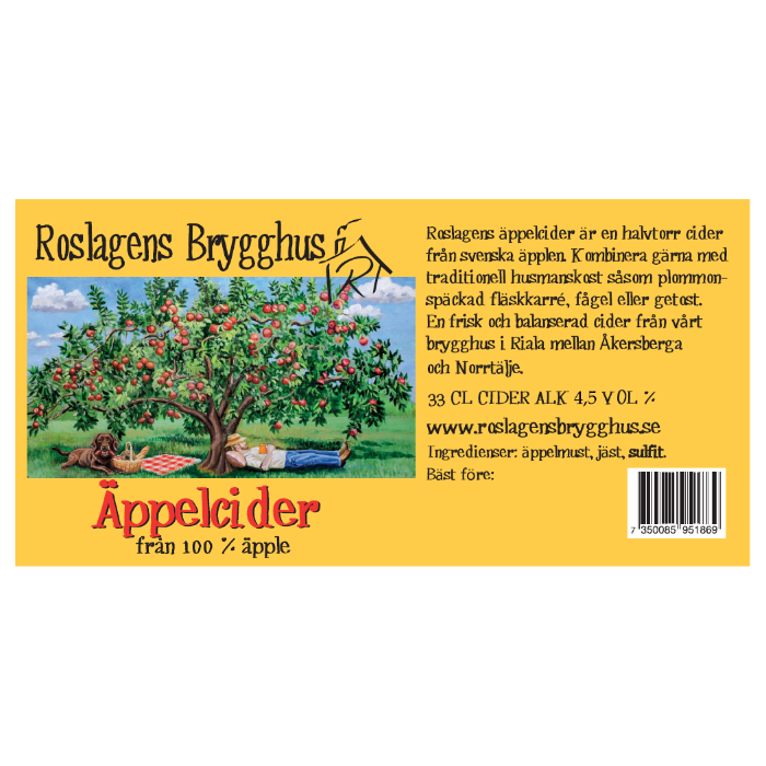 Äppelcider 4,5 % (24 st per låda)
