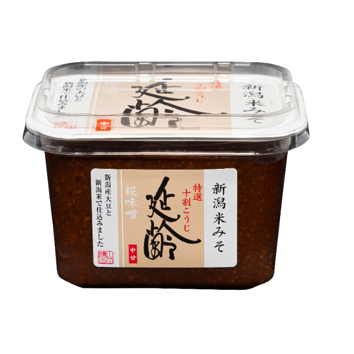 Ljus miso - Enrei - 500 gr - Hantverksmässigt framställd av familjen Yamadaya  i Niigata prefekturen.