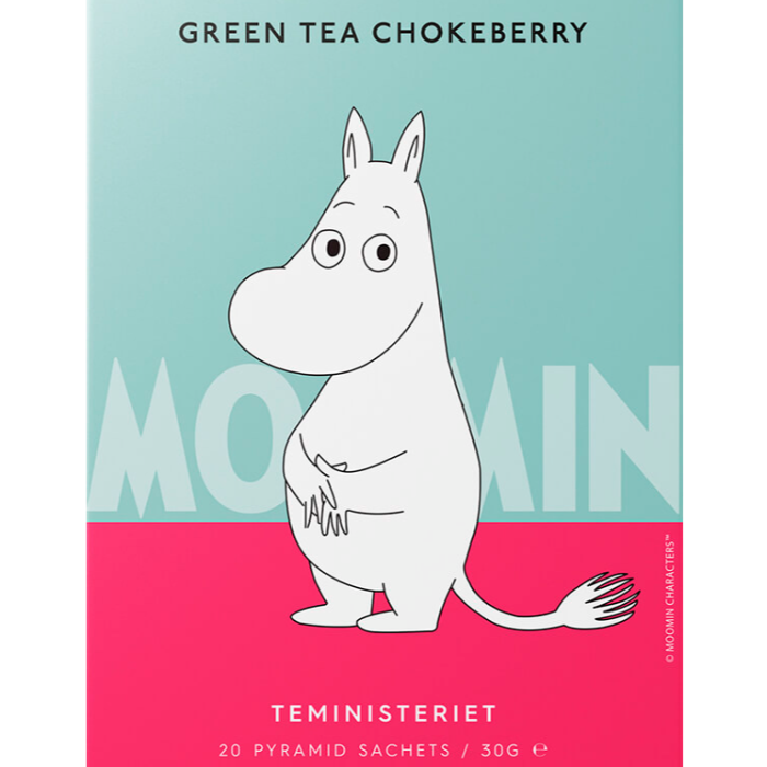 MOOMIN GREEN TEA CHOKEBERRIES PYRAMID