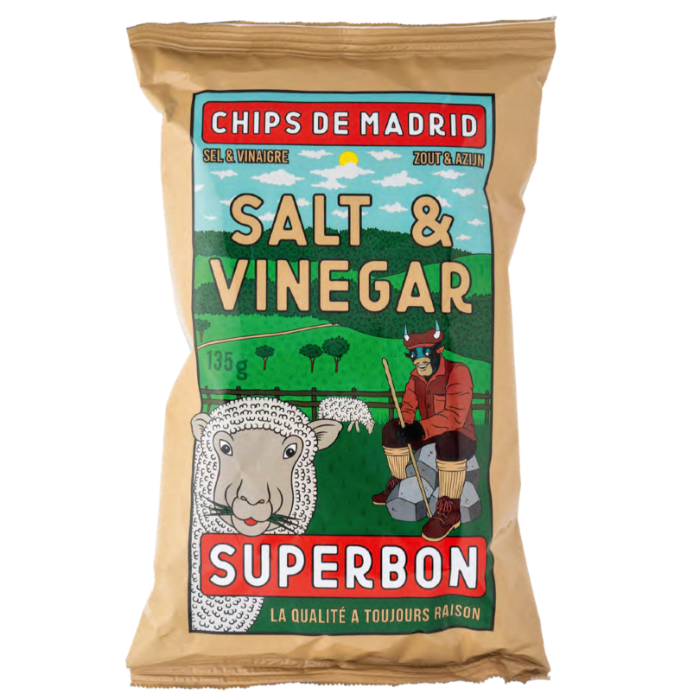Superbon Chips Salt & Vinegar 135 g