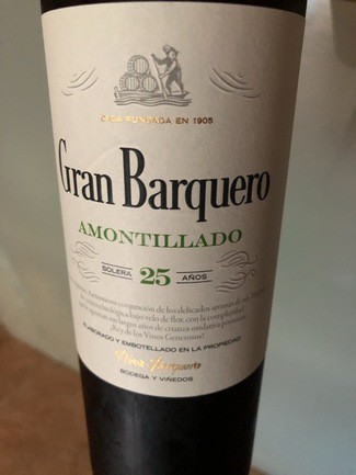 Gran Barquero Amontillado Solera 25 anos