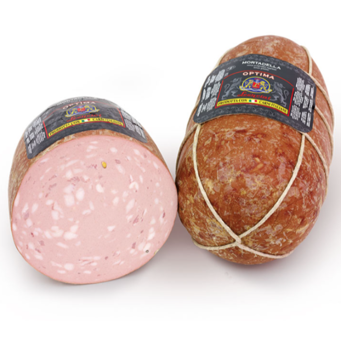 Mortadella Optima, med pistage (Leoncini - 6,5 kg)