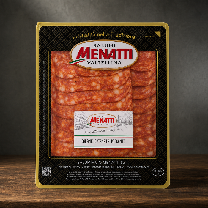 Salami Spianata Piccante 100g Menatti