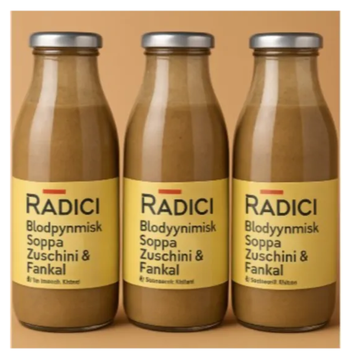 Soppa Zucchini & Fänkål Eko (Happy Mama - 500ml)