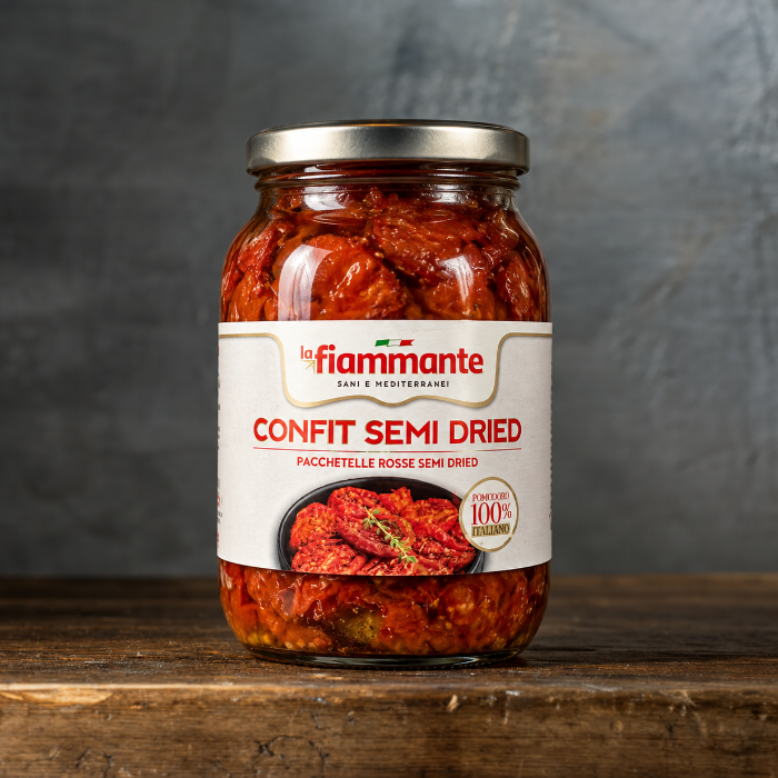 Semitorkade tomater 600g La Fiammante