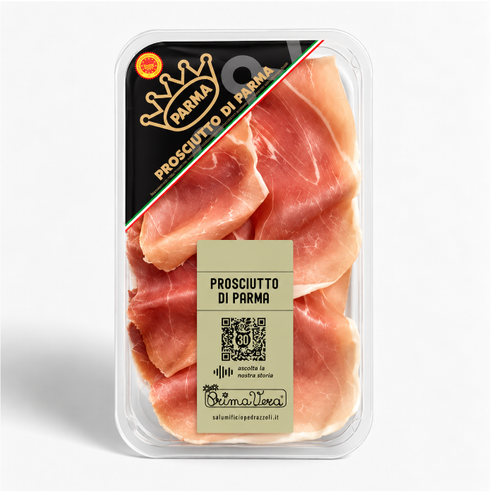 Prosciutto di Parma DOP Eko skivad (Pedrazzoli - 70g)