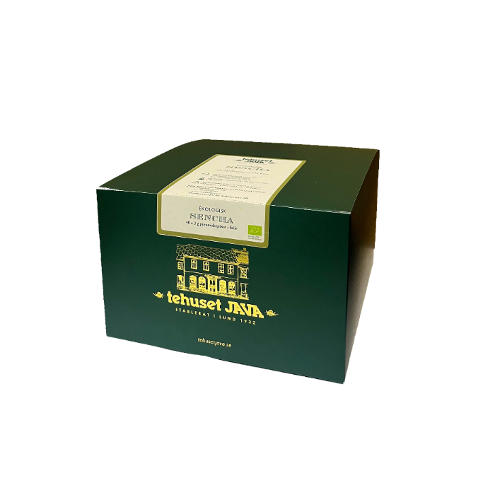 Ekologisk Sencha 40-pack tepåsar i folie
