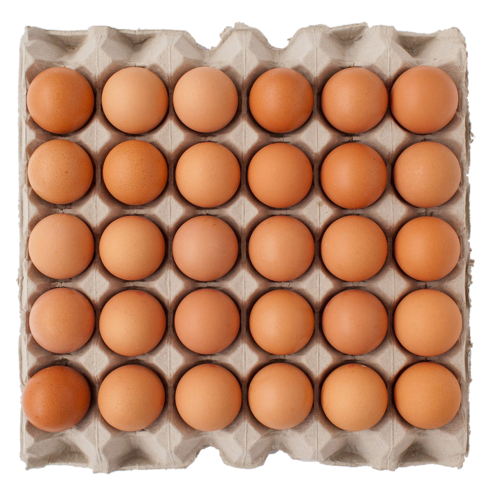 Ägg frigående bruna 1st flak (ca 2kg)